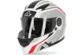 Acerbis REDERWEL modular helmet white red