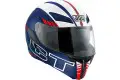 Agv Compact ST Multi Seattle matt blue white red Pinlock modular helmet