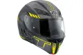 Agv Compact ST Multi Seattle matt black silver yellow fluo Pinlock modular helmet