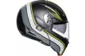 AGV COMPACT ST PLK MULTI BOSTON modular helmet matt black gre yellow