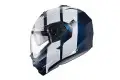 Caberg Duke II Impact flip up helmet matt blue white