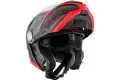 Givi X.23 Sidney Protect modular helmet Matt Black Titanium Red