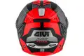 Givi X.23 Sidney Protect modular helmet Matt Black Titanium Red