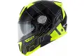 Givi X.23 Sidney Protect modular helmet Black Titanium Yellow Fluo