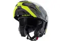 Givi X.23 Sidney Protect modular helmet Black Titanium Yellow Fluo