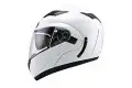 KYT modular helmet Convair Plain pearl white