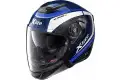 X-Lite X-403 GT Ultra Carbon MERIDIAN N-COM flip up helmet fiber Black Carbon tinto Blue