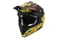 Casco cross Scorpion VX 15 EVO Air Gamma Nero opaco Giallo