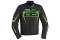 Ixon Matrix 4 season motorcycle jacket black white green