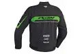 Ixon Matrix 4 season motorcycle jacket black white green