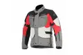 Giacca moto Alpinestars Durban Gore-Tex grigio nero rosso