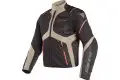 Dainese SAURIS D DRY Jacket Black Fallen Rock Vermilion Orange