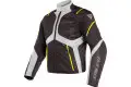 Dainese SAURIS D DRY Jacket Black Quarry Fluo Yellow
