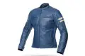 Spyke MILANO 2.0 LADY woman summer leather jacket Blue