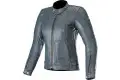 Alpinestars Gal woman leather jacket Blue