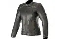 Alpinestars Gal woman leather jacket Black