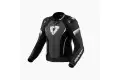 Rev'it Xena 4 Pro Ladies Leather Motorcycle Jacket Black White