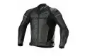 Alpinestars GP FORCE motorcycle leather jacket Black Black