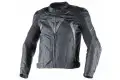 Giacca moto pelle Dainese Avro D1 nero nero antracite