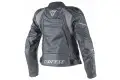 Giacca moto pelle donna Dainese Avro D1 nero nero antracite