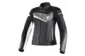 Dainese Women's Veloster Leather Jacket black anthracite white