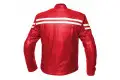 Spyke MILANO 2.0 summer leather jacket Red
