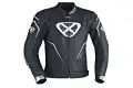 Ixon Orcus Leather motorcycle jacket black white
