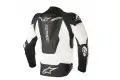 Alpinestars ATEM v3 leather racing jacket Black White