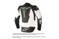 Alpinestars ATEM v3 leather racing jacket Black White Yellow fluo