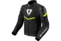 Rev'it Mantis leather jacket Black Yellow Neon