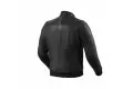 Rev'it Travon Black leather motorcycle jacket