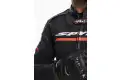 Spyke IMOLA EVO 2.0 leather jacket Black Fluo Red