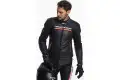 Spyke IMOLA EVO 2.0 leather jacket Black Fluo Red