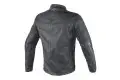 Dainese Archivio D1 Black logo perforated leather jacket