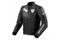 Rev'it Apex H2O motorcycle jacket Black White