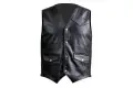 Gilet moto pelle Carburo Logan Nero