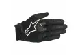 Alpinestars Racefend offroad gloves black white