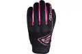 Five Globe woman gloves Black Pink
