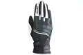 Ixon RS Shine HP woman summer motorcycle leather-textile gloves black white