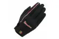 Vespa Modernist summer gloves Black Red