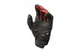 Macna leather summer gloves Assault black grey red