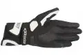 Guanti moto pelle Alpinestars SP Air nero bianco