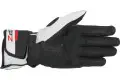 Alpinestars SP Z Drystar leather gloves black white red