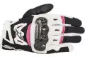 Alpinestars STELLA SMX-2 AIR CARBON V2 gloves black white fuchsia
