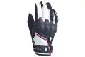 Ixon Rs Grip Lady HP Summer Leather Gloves Black White Fuchsia