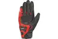 Ixon RS RISE AIR leather and tex summer gloves Black Red