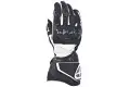 Ixon RS Circuit HP summer motorcycle leather gloves black white