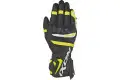 Ixon RS TEMPO AIR leather summer gloves Black Bright Yellow