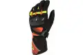 Macna Airpack leather summer gloves Black Fluo red White