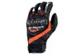 Macna Chicane leather summer gloves Black Red